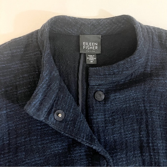 Eileen Fisher | Rys Japanese Woven Cotton Jacket | 2 / 4 P - Picture 10 of 14